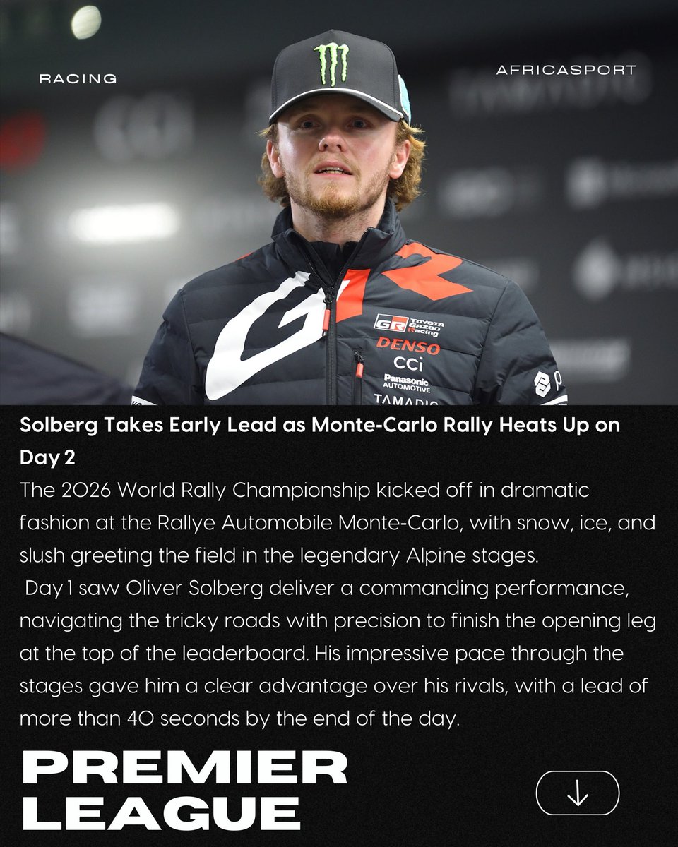 AfricaSportNet's tweet image. FULL ARTICLE 🔗 africasport.net/article/motors…

#solberg #motorsport #montecarlorally