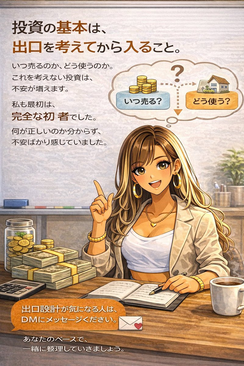 石川  香の投資は、最初に守りの設計を固めてから攻めに移る発想で、回撤許容・資金配分・見直し条件を先に決めることで、相場環境が変わっても行動が崩れにくくなります。.uth