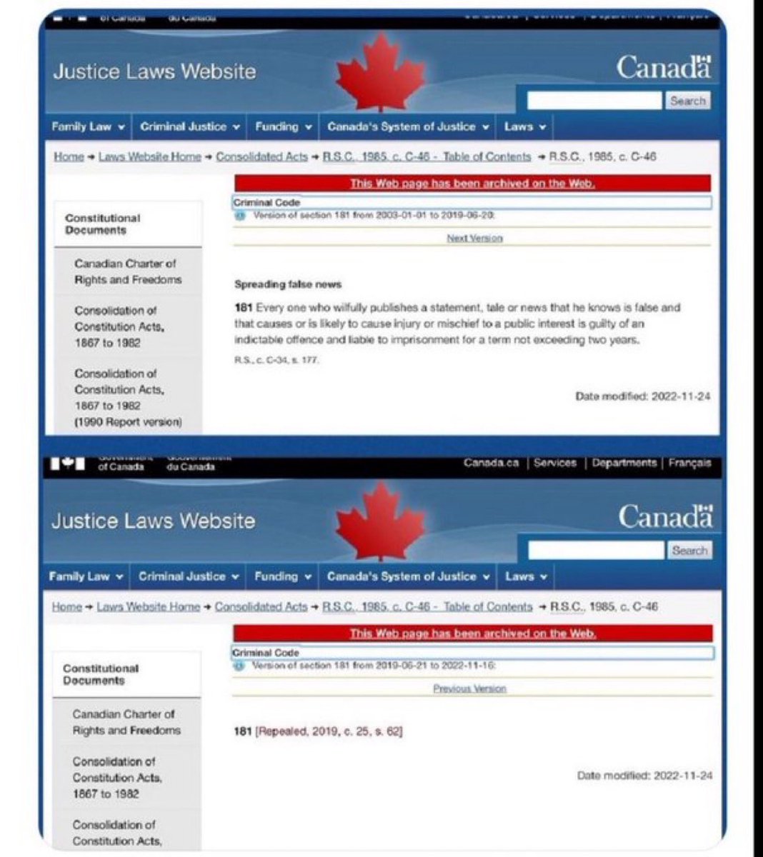 🚨🚨🚨TIME FOR A VERY IMPORTANT REMINDER🚨🚨🚨

DID YOU KNOW?

Trudeau made it 100% LEGAL for the media to lie to you.

LET ME REPEAT THAT: The media can LEGALLY lie to your face.

THE LIBERALS USE THE MEDIA TO MANIPULATE YOUR THOUGHTS THROUGH WELL CRAFTED &amp; REPETITIVE SCRIPTS -