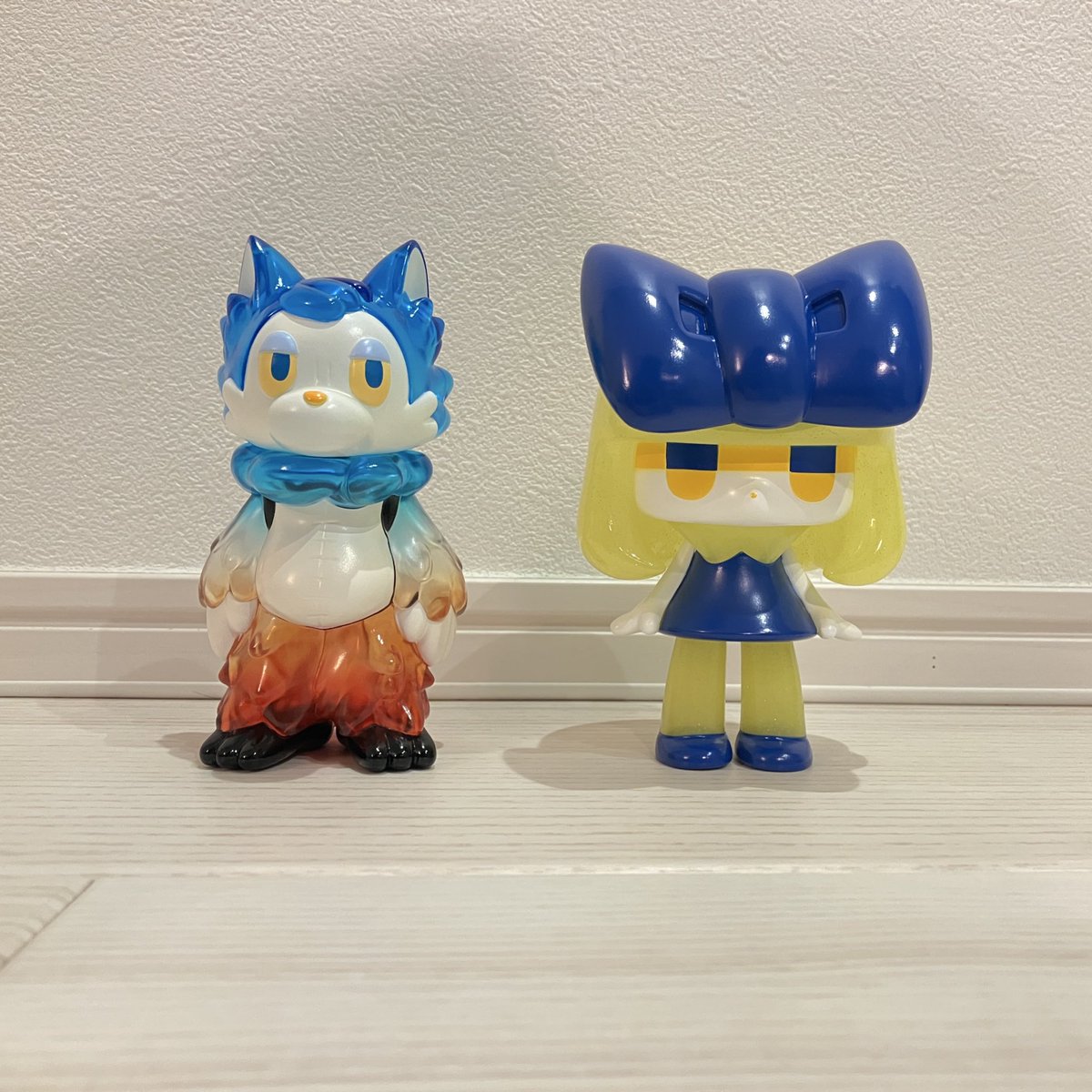 チヨコ ソフビ タカハシユリ 限定カラー MEET CULTURE クリアブルー タカハシユリ チヨコソフビ「Melting」通販受注申し込みページの