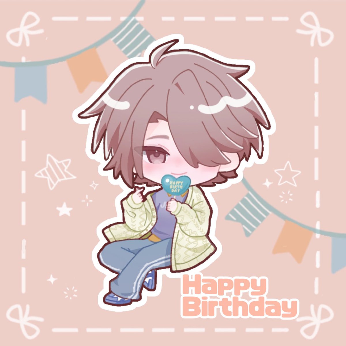 七基誕生日おめでとう!!🥳🎂
 #エイトリFA
 #斜木七基誕生祭2026