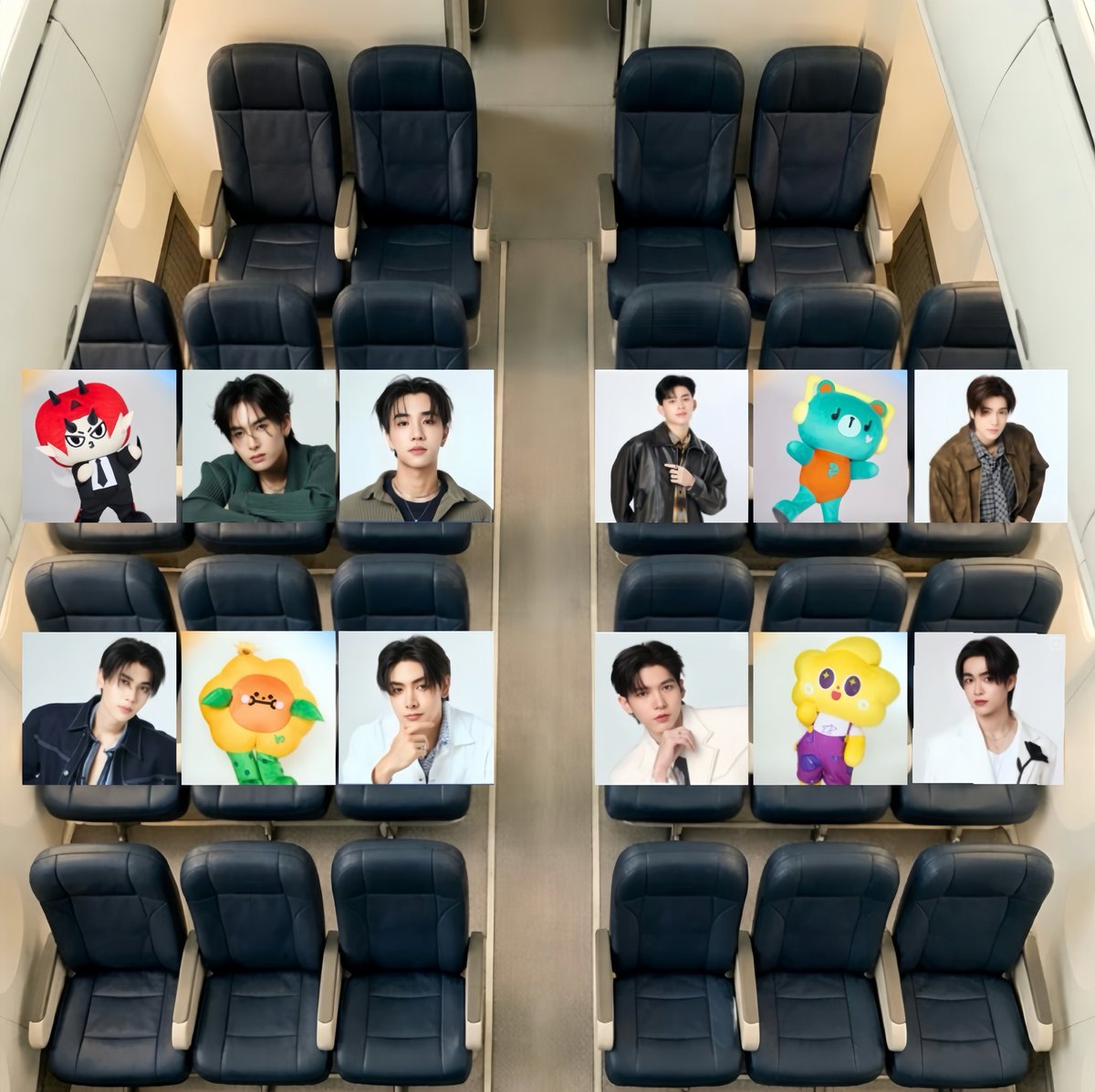 newyr_01's tweet image. pov : ถ้าแจสเปอร์ต้องนั่งเครื่องบิน พร้อมครอบครัว