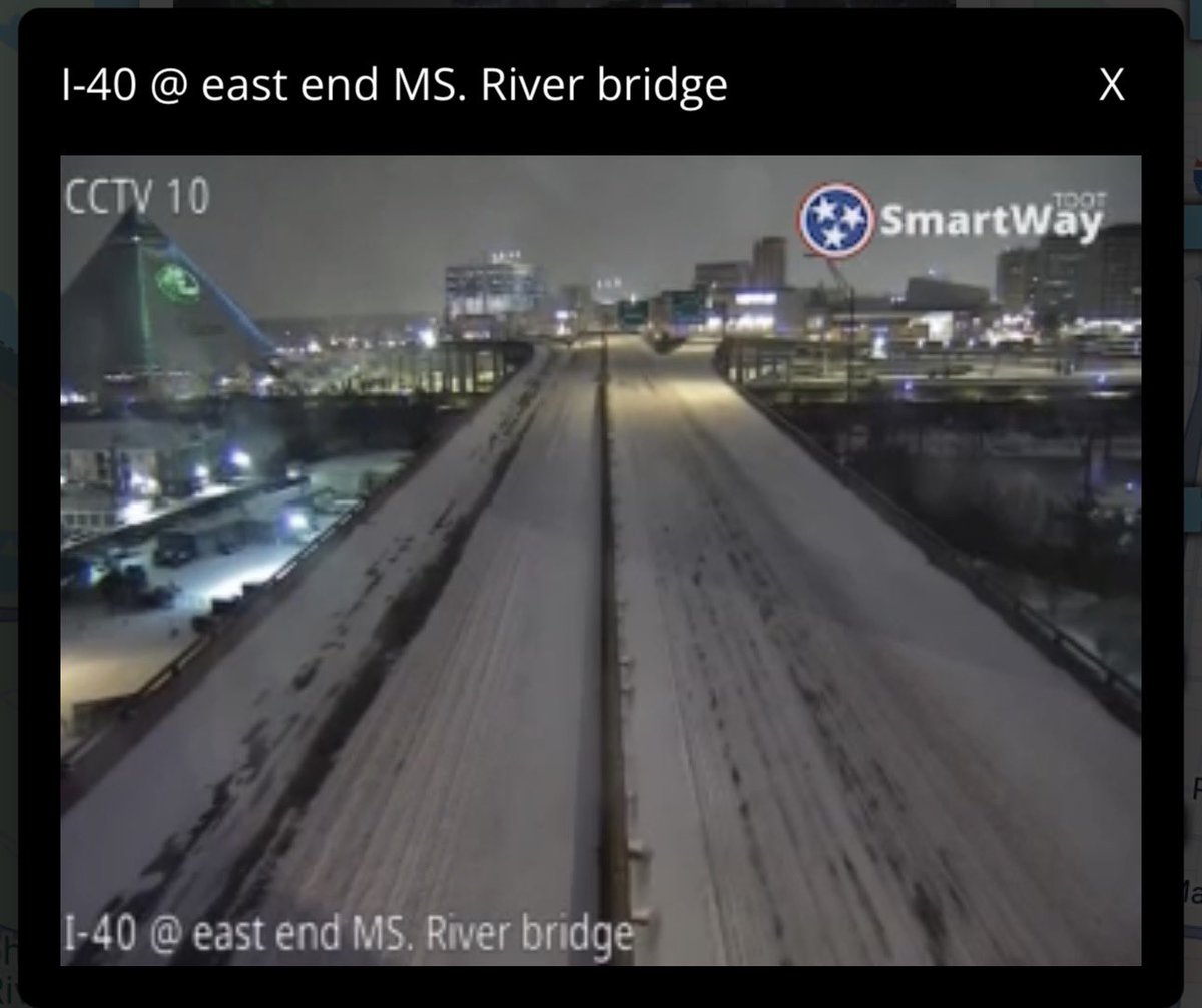NicLawrenceTDOT's tweet image. ❄️Snow is falling in West TN! Be sure you are checking Smartway.TN.GOV for the latest road conditions! 
📷from @myTDOT cameras