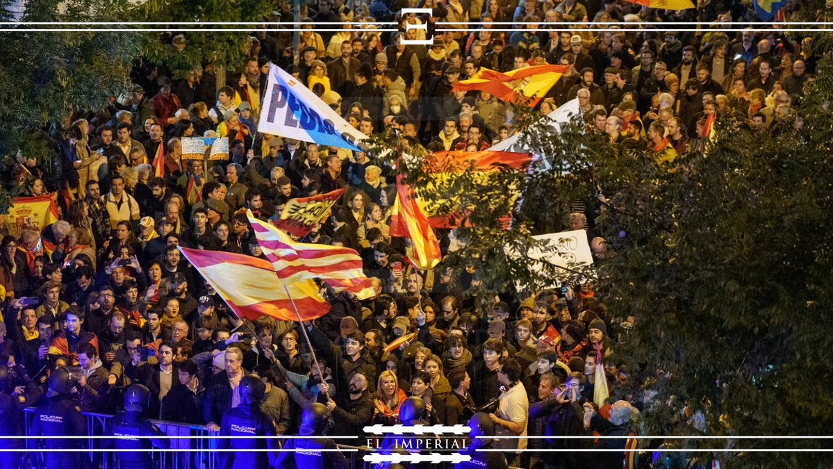ElImperialEsp's tweet image. 🇪🇸 | 🔴 Hoy los españoles están convocados para concentrarse a las 18h en Neptuno, rodeando al Congreso, en contra de la gestión ferroviaria y de todo lo que conlleva el régimen actual.
Desde El Imperial haremos un seguimiento en directo.