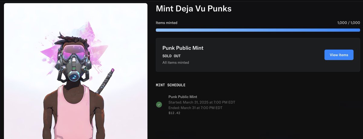 Deja Vu Punks tweet media