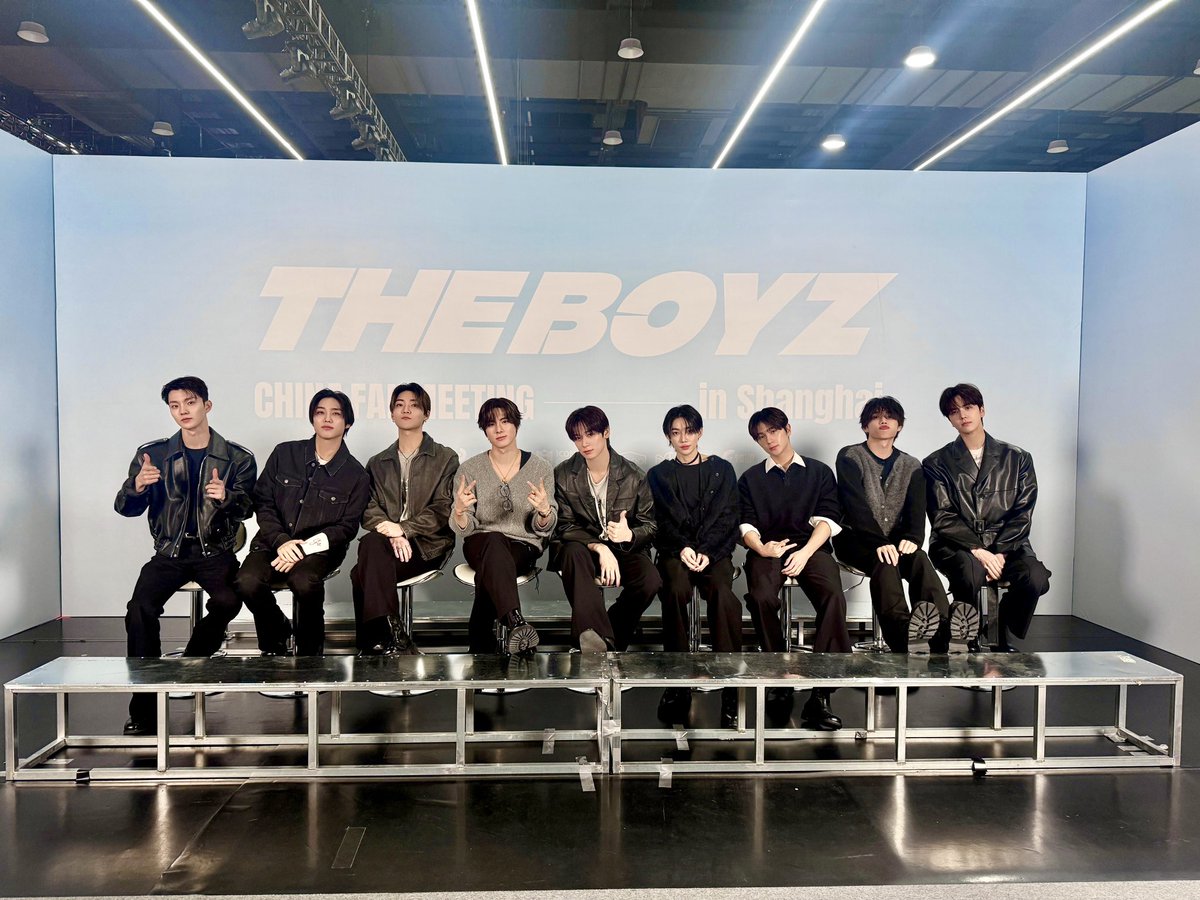 [📸] THE BOYZ CHINA FANMEETING in Shanghai DAY 1 완료🫧 상하이 더비의 에너지로 채워진 현장💫 달콤한 쿠키, 훠궈보다 좋은 건 더비와 함께하는 오늘😋 THE B, 阿拉老欢喜侬额🥰 明朝再会🫶

#THEBOYZ #더보이즈