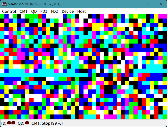 ボス周りのコードをちょっと改良した()ところ, こうなりました。。。
＃MZ700 #BARYON
