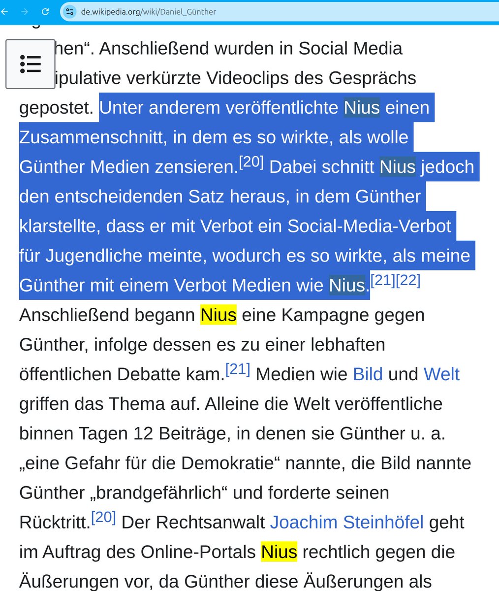 Wikipedia ist ein Organ der Niedertracht. Es ist falsch, sie zu