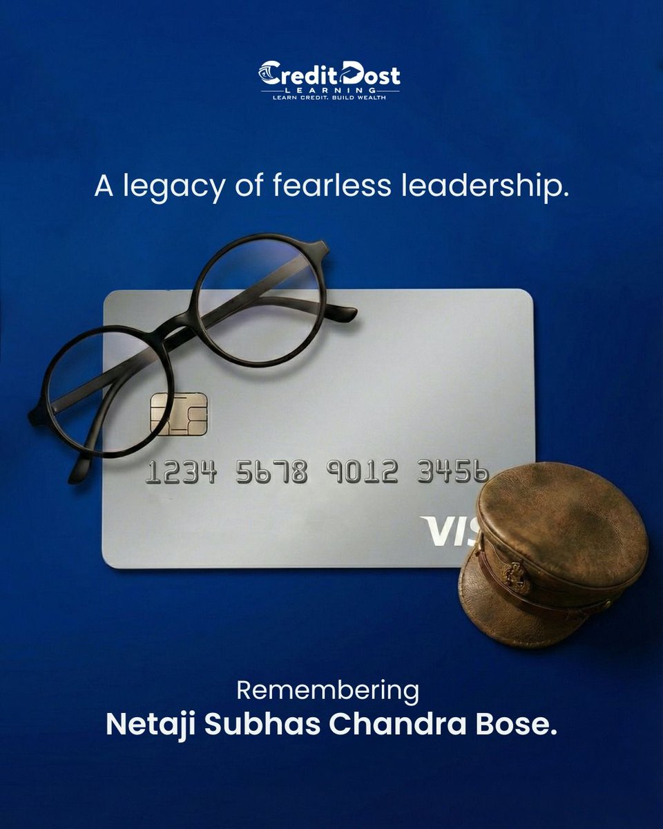 creditdostlearn's tweet photo. Leadership begins with awareness and purpose 🇮🇳
As we remember Netaji Subhas Chandra Bose, we reflect on the power of informed decisions, resilience, and lifelong learning in shaping strong leaders and a stronger nation. 📘

#RememberingNetaji #LeadershipLessons https://t.co/QG5KHm5Ydz