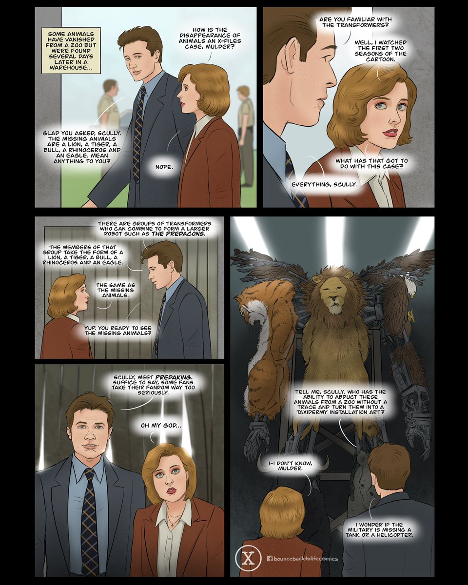 OlDanComicGuy's tweet photo. The truth is more than meets the eye.

#thexfiles #xfiles #foxmulder #danascully #transformers #davidduchovny #gilliananderson https://t.co/DuivxQ5rTW