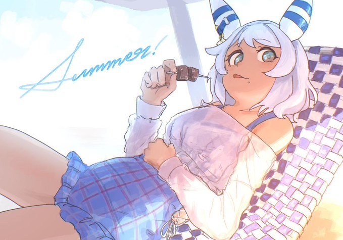 #くそ寒いので水着絵を貼る 