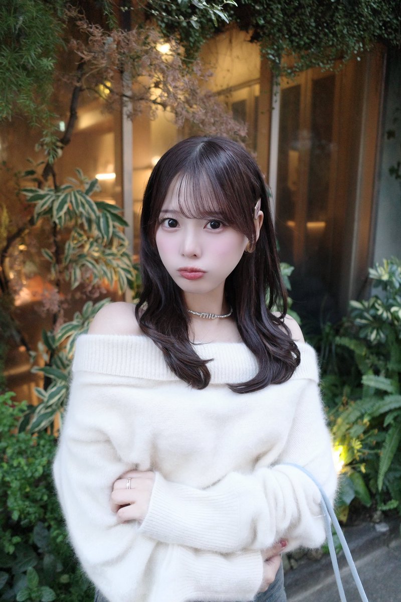 元=LOVE 齊藤なぎさちゃん着用💘 Aimeine フォックスカシミヤオフ