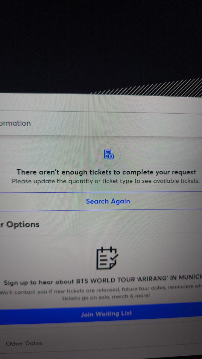 Cattronaut's tweet photo. @naturekoo this shows up for all types of tickets (GA, seating, platinum), no matter the quantity. or maybe i just got unlucky https://t.co/wPCQfJUgNp