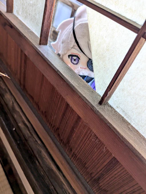 やくもさんの雪女発祥の地ってことで、青梅の昭和レトロ博物館さんに展示があったのでへるぬいと遊んできました