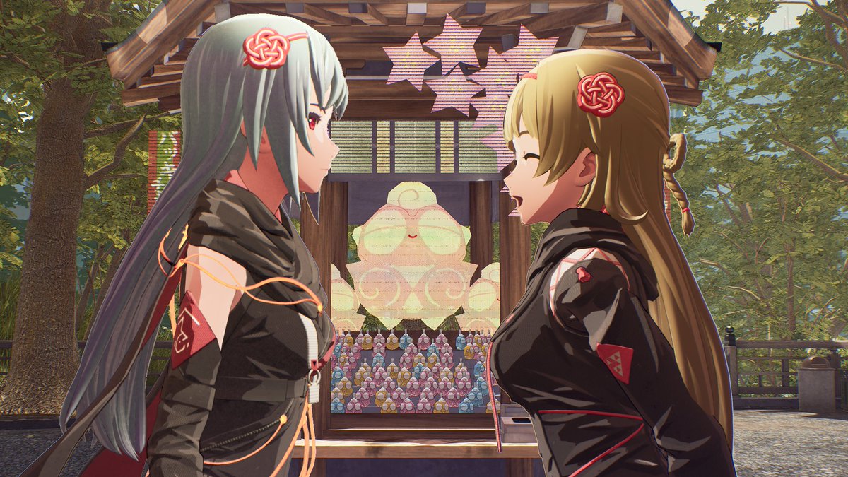 shibainu_kenji's tweet image. ★1871日目
ランドール。
お揃いの髪飾り。

★Day 1871
Randall.
Matching hair ornaments.

#SNX発売日まで毎日スクショ公開
#ScarletNexus 
#スカーレットネクサス
#SNX毎日スクショ
#SNXEveryDayScreenShot