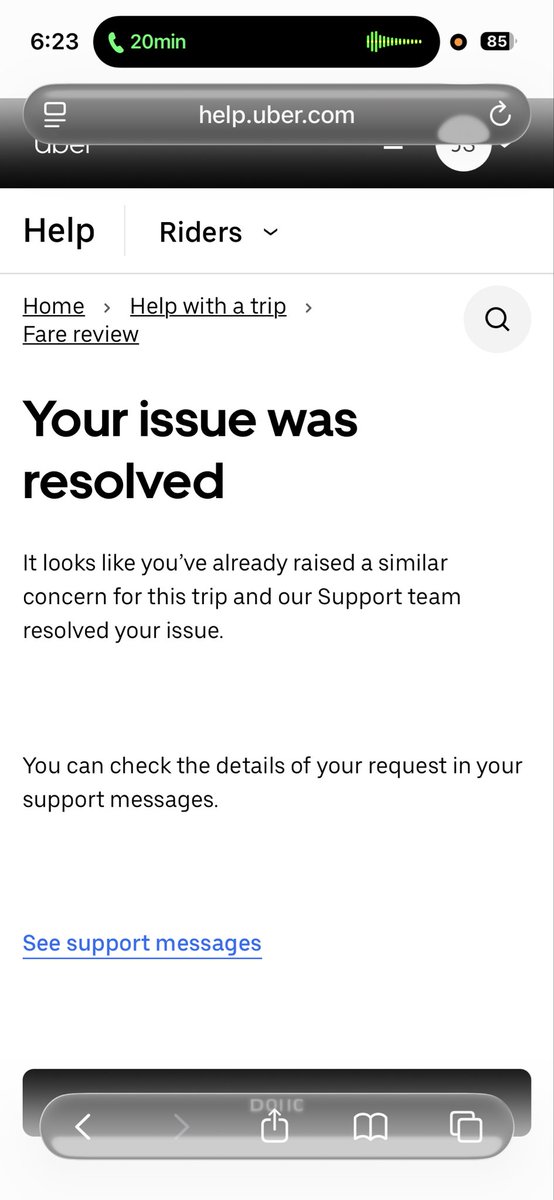 spottheodd's tweet photo. @Uber_MEX @Uber Your private messaging is only directing me to the app support which didn’t even ask for further evidence and closed the case. Can I get some sincere help? https://t.co/4ITvbNs4f6