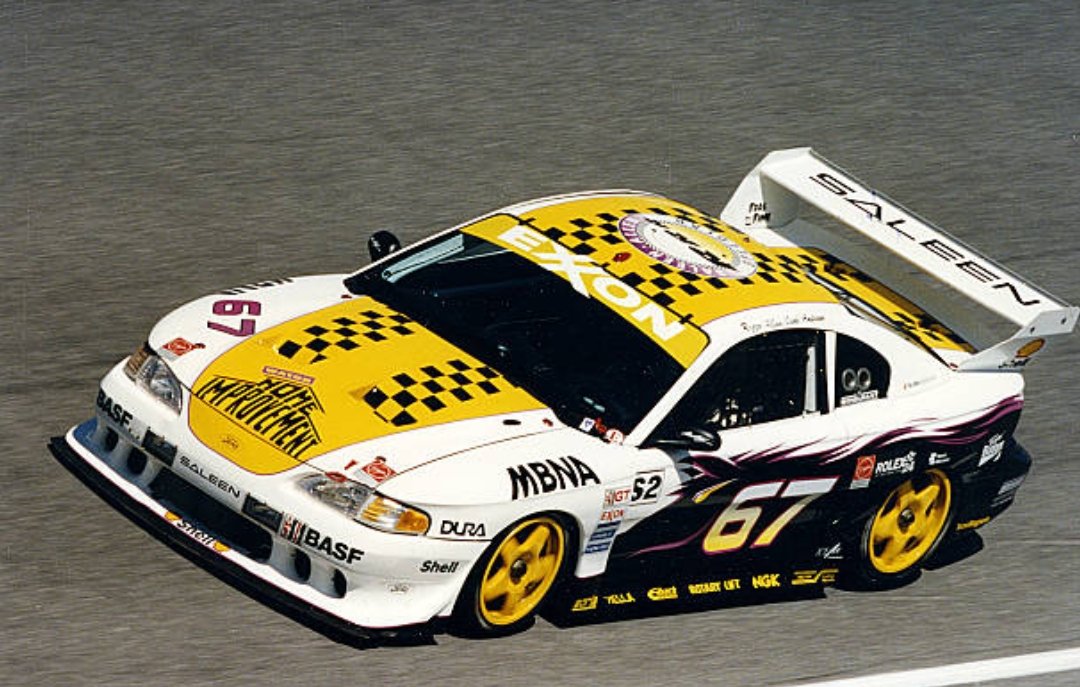 nascarman_rr's tweet photo. Actor Tim Allen co-drove two Saleen Ford Mustangs in the 1997 Rolex 24. The higher finishing car placed 9th in the GTS-2 class. 

The team was called RRR Racing, named after the grunting noise he made in Home Improvement. https://t.co/MjLHoxeLhP