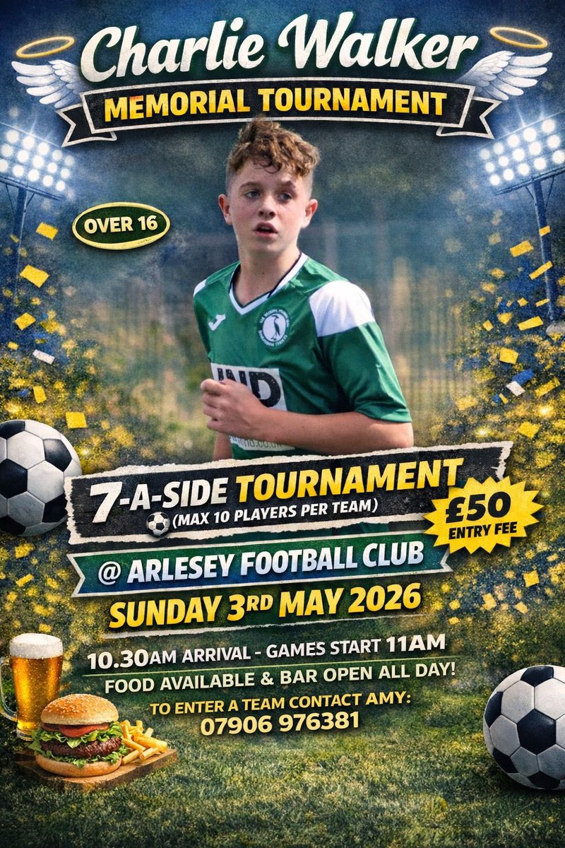 On the lookout for help with the following for my son’s memorial tournament please …

📸 photographer/videographer
🫸 referees
🍦 ice-cream van
🚑 first aid/sports therapist

Please message if you can help or know of anyone that can ❤️🙏

RTs greatly appreciated ✨