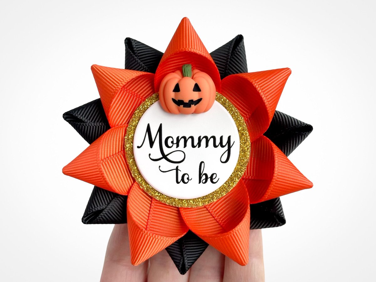 PPerceptions's tweet photo. Halloween Baby Shower Decorations | Personalized Mommy to Be Pin Gift | Orange and Black with Pumpkin for Spooky October Theme Party https://t.co/Kkf1nl137C #eventplanning #babyshower #shoppingonline #shopsmall #partyplanning #events #handmadegifts #PersonalizedPin https://t.co/sAi2tjK0wL