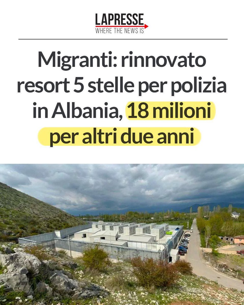 Mentre in Sicilia, Calabria e Sardegna si stimano due miliardi di euro di danni causati dalla tempesta Harry - nel completo silenzio mediatico-, il governo decide di buttare nel cesso altri soldi dei contribuenti italiani nei centri inutili in Albania. No, ma rivotateli. #Meloni