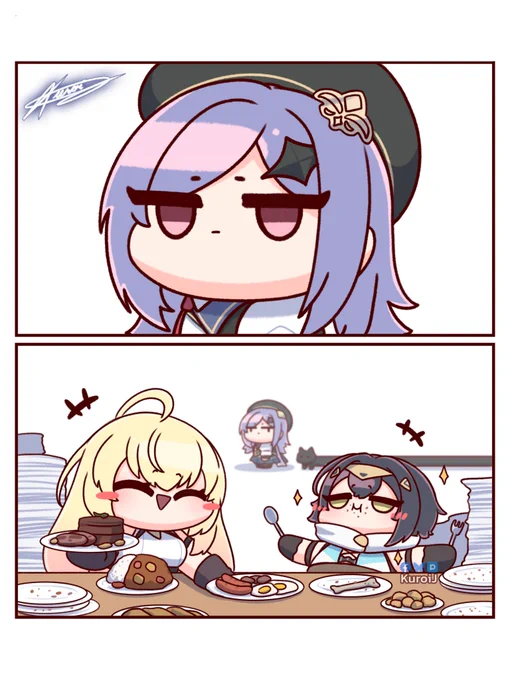 😊🍖🥓😒🥩🍗☺️

#KuroiJ #ステラソラ #StellaSora 