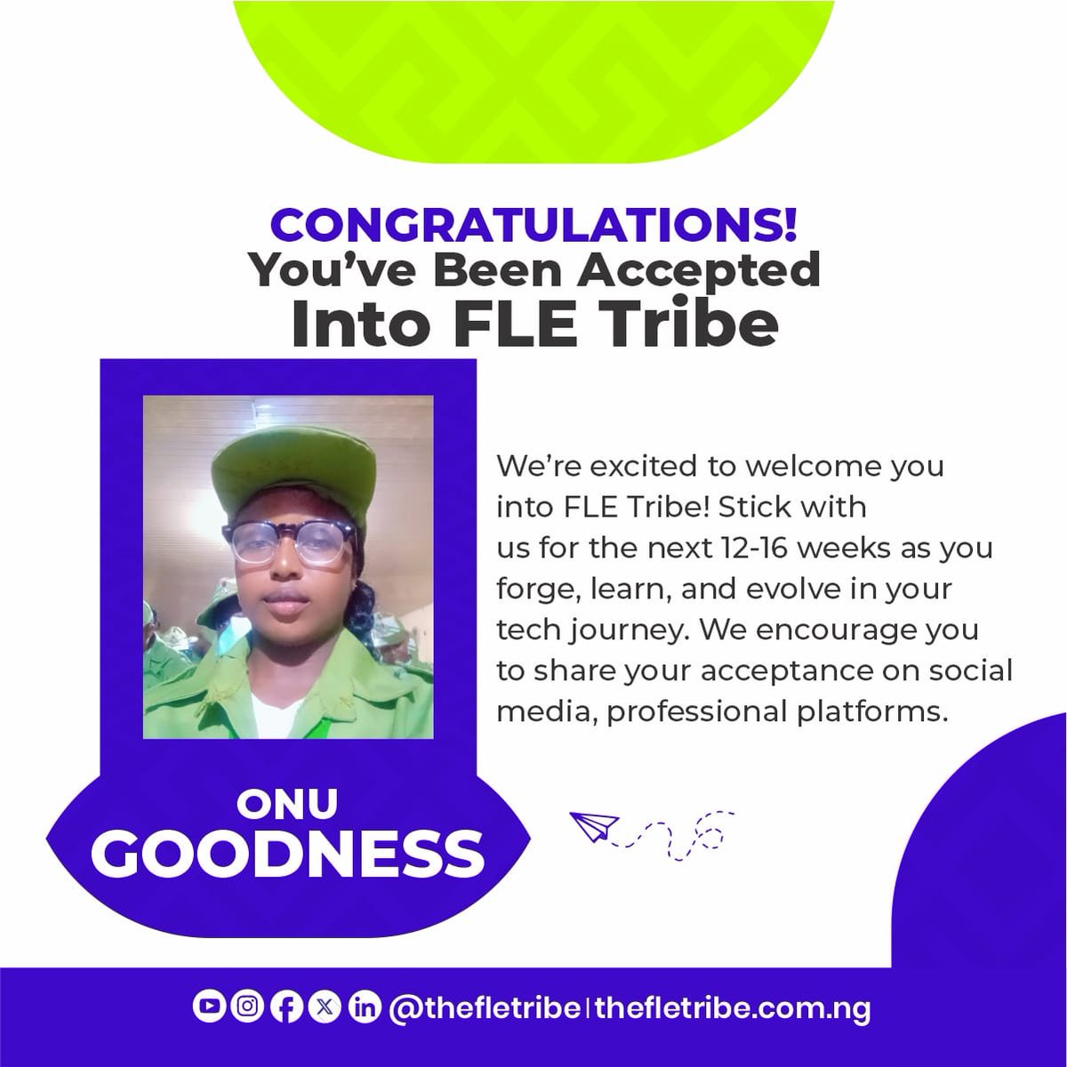 GoodnessOnu_'s tweet image. Excited to share that I’ve officially joined @fletribe to begin my journey in UI/UX Design 🎨

The community helps beginners like me grow with structure, mentorship, and hands-on learning.
I Look forward to learning, building, and evolving!
#TheFLETribe #UIUXDesign #DesignJourney