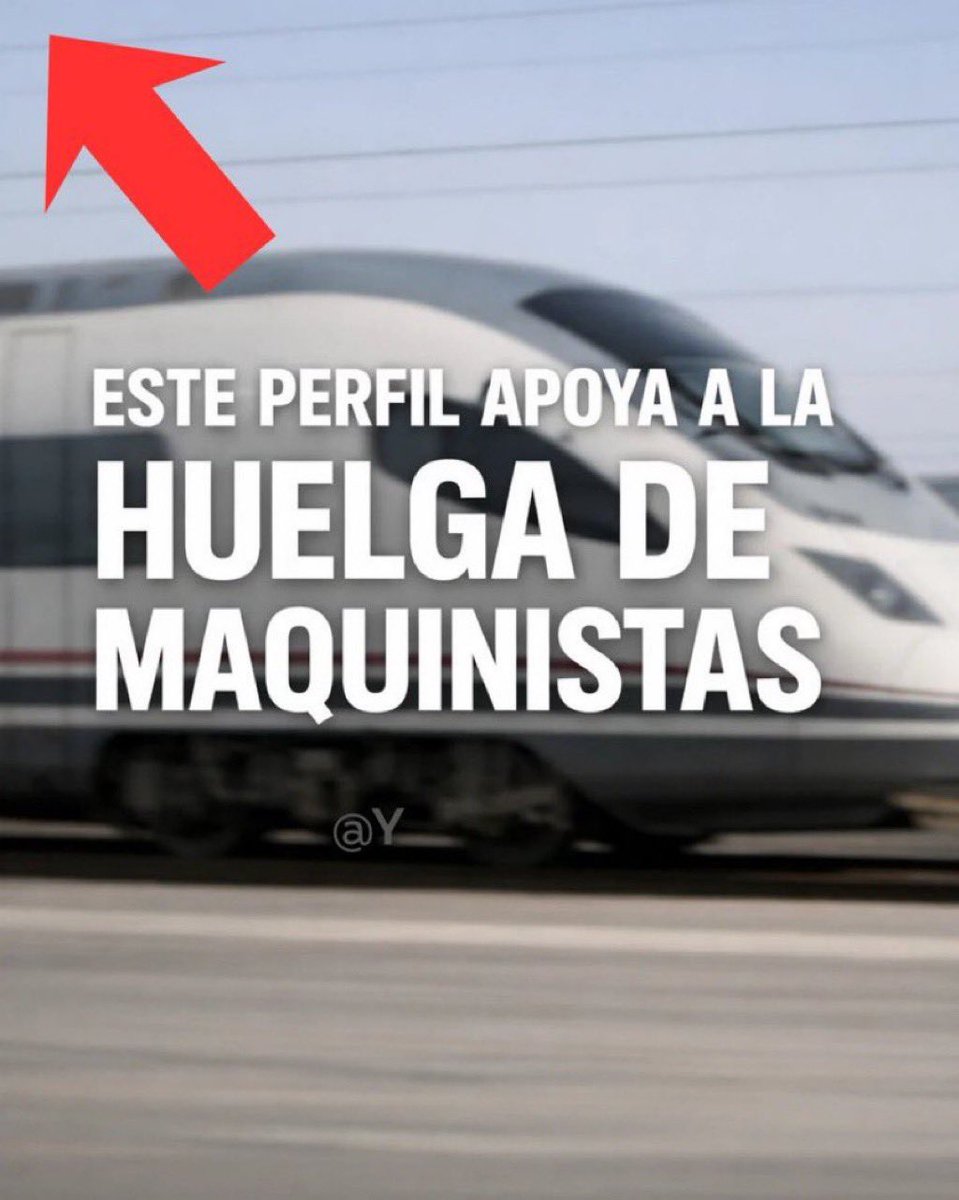 jlsteeg's tweet image. Apoya a los que nos protegen, protegiéndose. Pero maquinistas, no se les ocurra aprovechar el momento para mejorar su salario. Ahora no va de eso, sino de su seguridad y la nuestra.
#OscarPuenteDimisión #PedroSánchezDimisión
