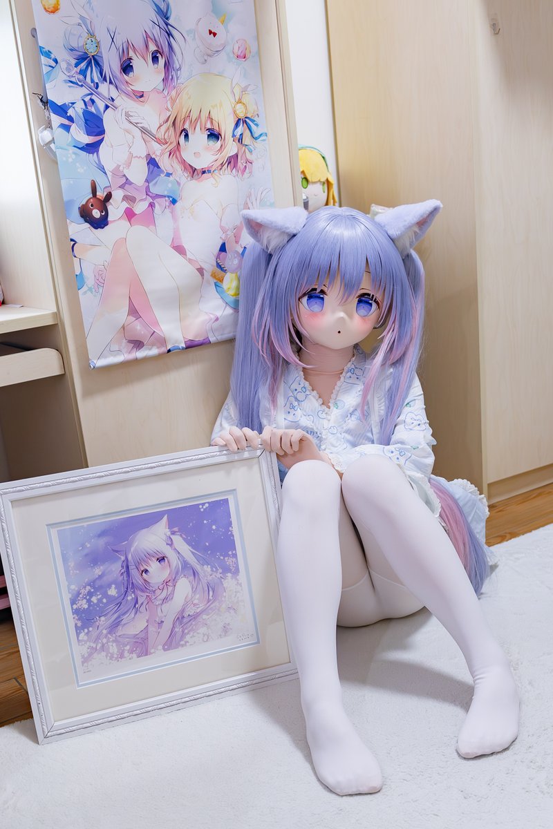 しらたま先生の看板娘、つららちゃんです～！ 🎭: @zhuoliangkig