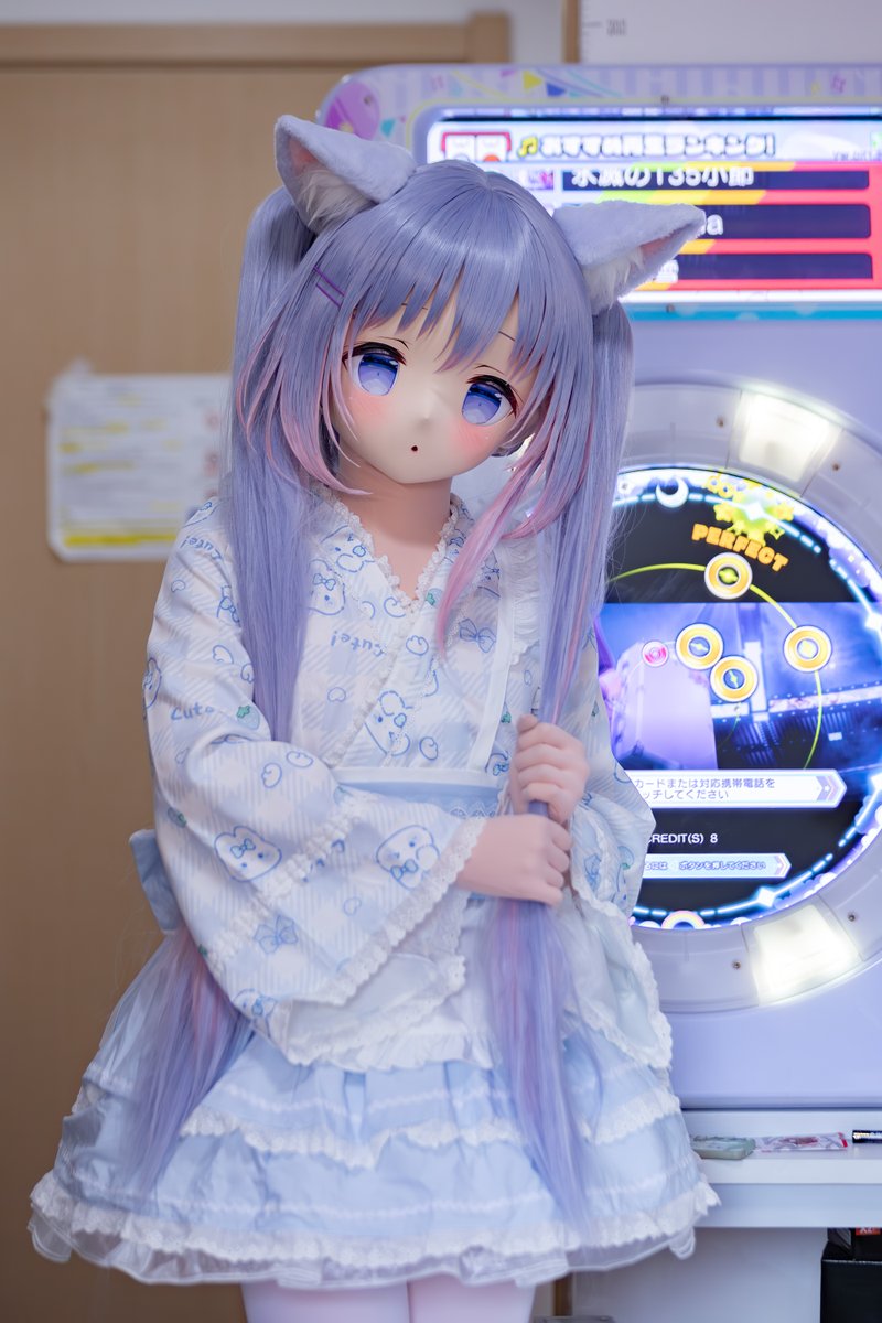 しらたま先生の看板娘、つららちゃんです～！ 🎭: @zhuoliangkig