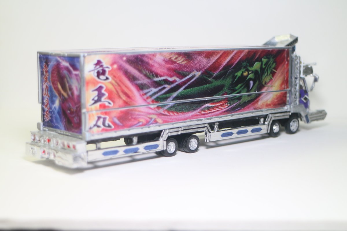 海峡丸 トラックモデル 1/32 スケール　デコトラ　いすづ810後期型　当時物 Yahoo!オークション - 【アオシマ】希少 1/32スケール 大型デコトラシ