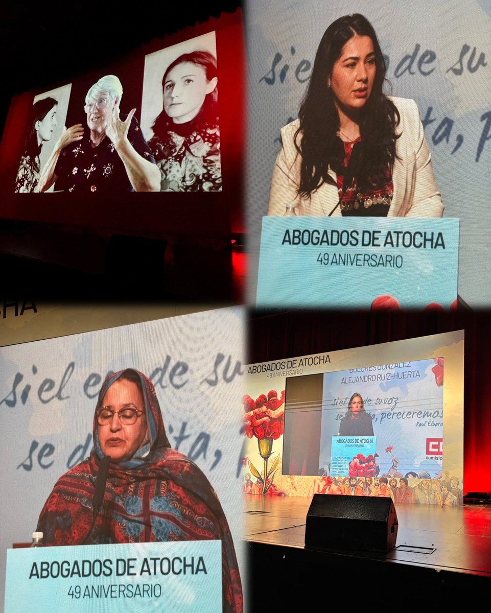 Coser y Luchar es un documental que nos recuerda que cada derecho y cada ley tiene lucha, sangre, muerte o cárcel detrás.
La peli tiene otro título también: el compromiso.
Hoy en los premios por el 49 aniversario de los Abogados de Atocha recordamos que la Libertad tiene una