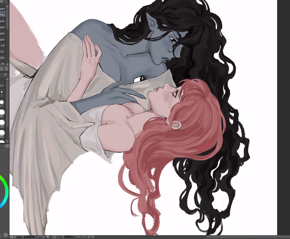 pourri_'s tweet photo. carmilla au #bubbline https://t.co/yqtkjctAfg