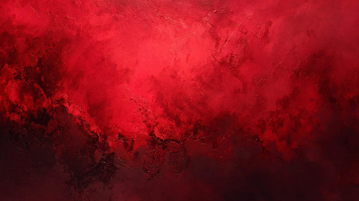 マッドな赤のテクスチャ素材
描画モードで背景に重ねると雰囲気出ます

ご自由にお使いください！！