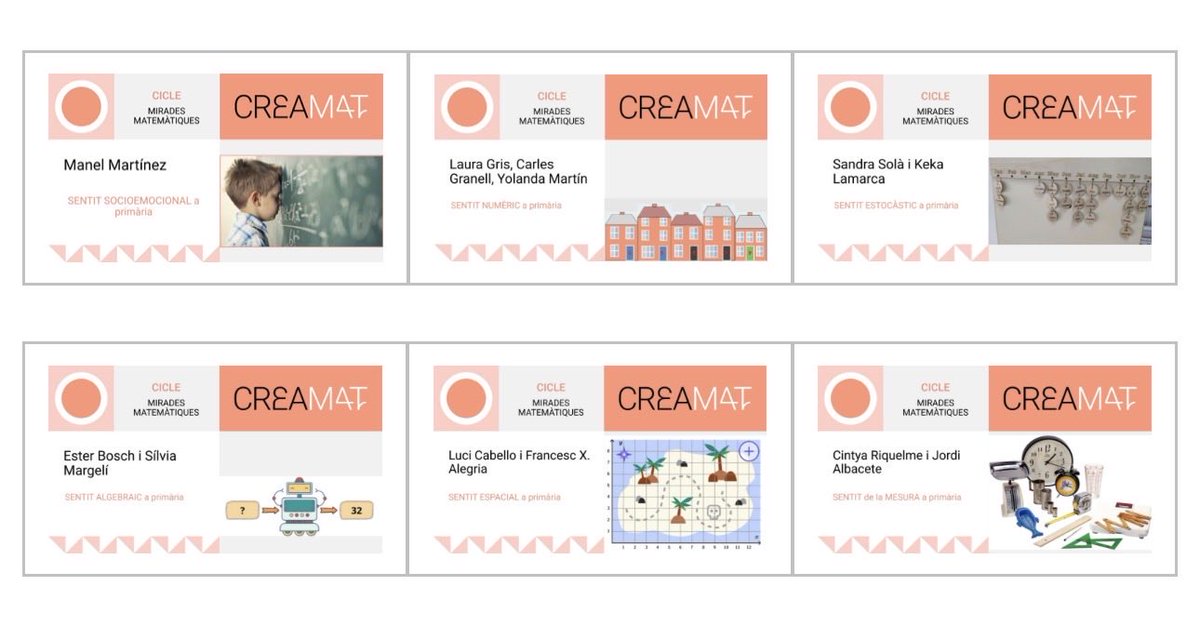 se_selva2's tweet photo. T’ho vas perdre? Cap problema!
Recupera la sessió completa i pren nota de tots els recursos per a l’aula en aquest enllaç:

🔗 https://t.co/MhkTa22pkC

#MiradesMatemàtiques #CREAMAT #SentitSocioemocional #FormacióDocent #recurs https://t.co/XVGaOVw9yt