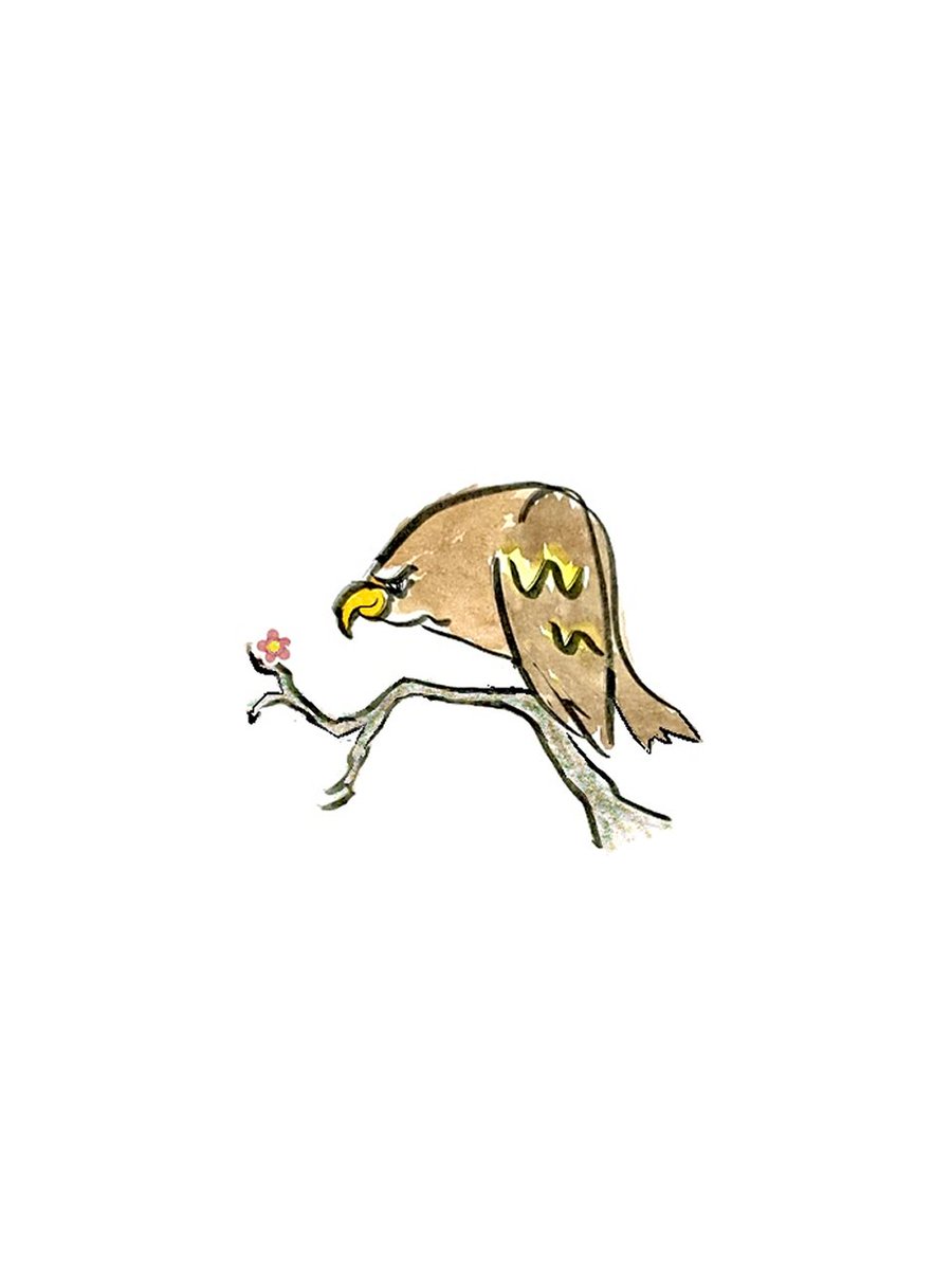 「きょうもお疲れ様でした。」☺️
#イラスト　#動物