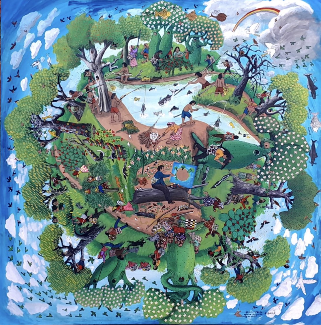 GabyLevinas's tweet image. En un acto de censura inaceptable el gobierno decidió levantar antes de que se inaugure una muestra de arte aborigen en el Palacio Libertad. Con gran esfuerzo esta gente trajo desde Salta sus obras.Politizar algo absolutamente alejado de la política. ¡Viva la libertad carajo!