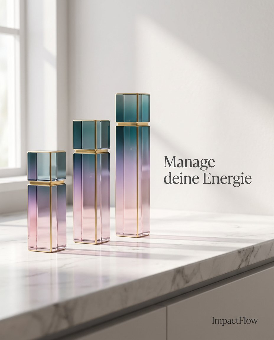 Managst du Zeit oder Energie?

Viele Frauen optimieren ihren Kalender, vergessen aber ihren Körper. Ohne Vitalität nützt die beste Strategie nichts.

Arbeite mit deinem Rhythmus, nicht dagegen.

#ImpactFlow
Wann ist dein Hoch?