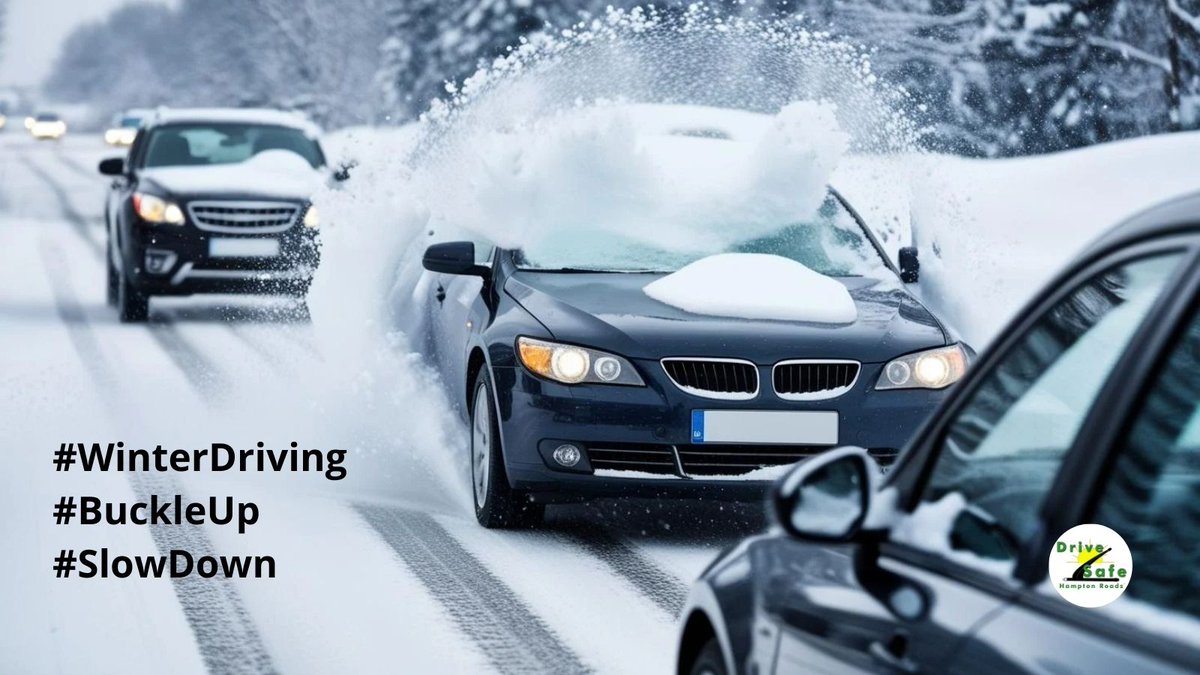 DriveSafeHR's tweet image. Winter roads can be tricky! 🥶 Remember to slow down and give yourself extra time to stop on slick surfaces. #SlowDown #BuckleUp #WinterDriving