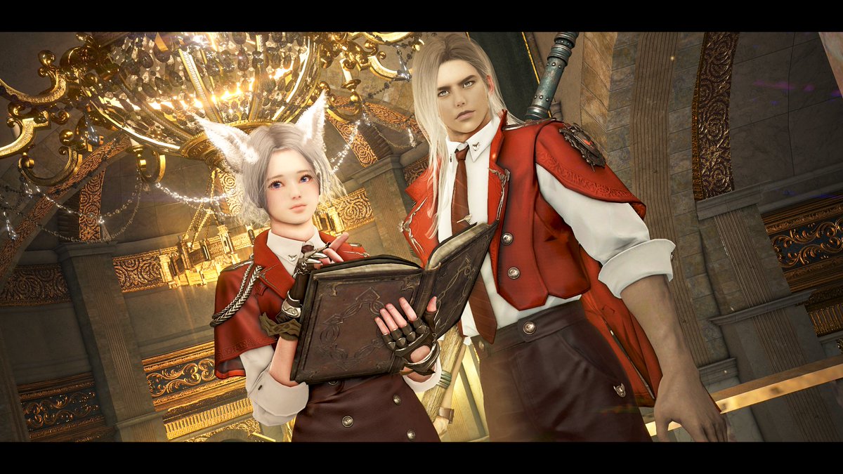 g_mere's tweet image. オルビア・アカデミーに入学🏫
生活授業はKNちゃん、戦闘授業はWKに出席してもらいました