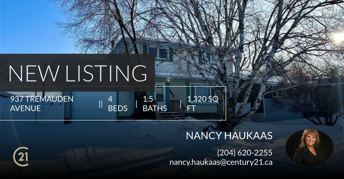 NancyLand33's tweet photo. 📍 New Listing 📍 Take a look at this fantastic new property that just hit the market located at 937 Tremauden Avenue in The Pas. Reach out here or at (204) 620-2255 for more information

Nancy Haukaas / Realtor®
The Pas, MB
204... https://t.co/AumfgWDkgw https://t.co/AM8YGarr0r