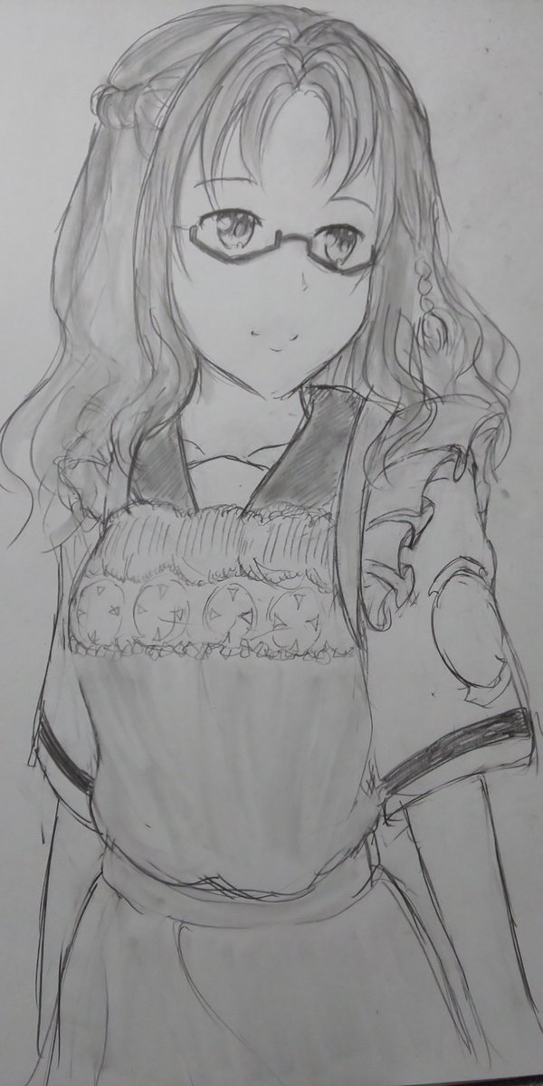 buru_kou's tweet image. 遅くなりましたが、紀伊副長・野際啓子さんお誕生日おめでとうございます！🎊🎂🎊
横顔よく描けたな……を含む過去絵3枚でお祝いいたします(*´ω｀*)

 #野際啓子誕生祭2026 #野際啓子生誕祭2026 #はいふり最高 #ハイスクール・フリート