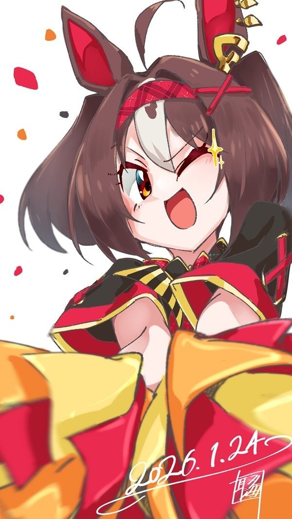 「チア衣装描いたのにポンポンで殆ど見えなくなっちゃった #グランアレグリア生誕祭2」|取海🍤社畜につき低浮上のイラスト