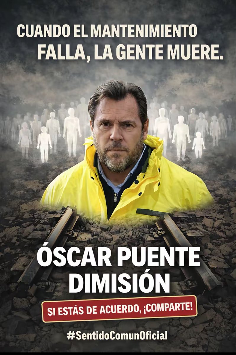 Si estás de acuerdo comparte.

#OscarPuenteDimisión