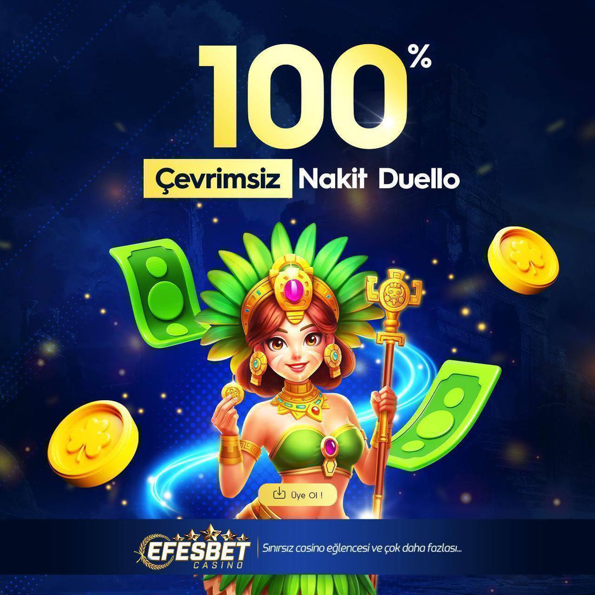 🤜 #EFESBETCASİNO'DA DÜELLONU ŞEÇ, HEMEN KAZANMAYA BAŞLA!

🏆 1000₺ ▶️ 1000 BONUS
🏆 1500₺ ▶️ 1500 BONUS
🏆 2000₺ ▶️ 2000 BONUS

🔥 #Efesbet'te bonusunu kap 2 KATI Bakiye ile şansını DENE!

⚡️ Kolay Kullanım: Çevrim Şartsız!

🌐 Giriş 👉 t2m.io/efesbetcasinos…
