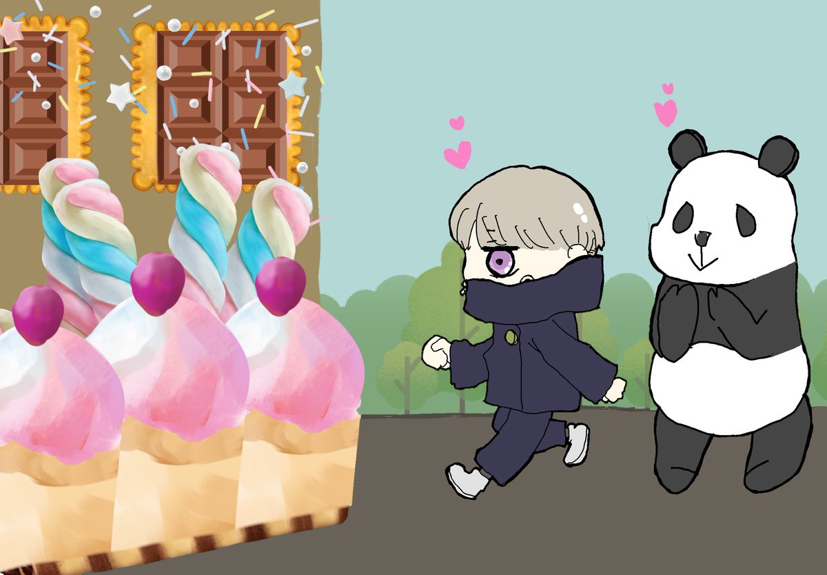 🍙と🐼のおかしのいえ
お菓子の素材たくさん使いました。めっちゃ便利。

#とげくんドロ
#とげくんドロsweet