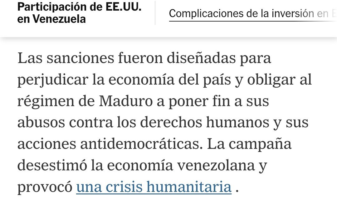 SonPolemicas's tweet photo. "The New York Times" confirma que la crisis humanitaria en Venezuela, la escasez de alimentos y la caída de los salarios, fueron ocasionadas por las Sanciones de Estados Unidos.
Quiere decir que la migración de Venezolanos fué por culpa del gobierno de Estados Unidos. https://t.co/tMLUumaJHN