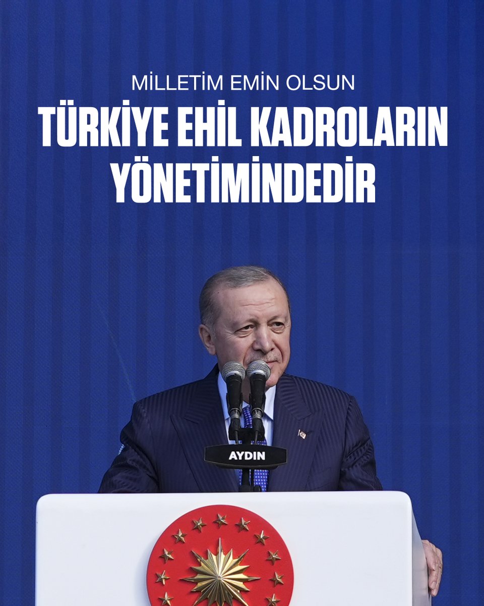 RTErdogan's tweet image. Hükûmet olarak, AK Parti ve Cumhur İttifakı olarak ne yaptığımızı çok iyi biliyoruz.

İç siyasette de dış politikada da Terörsüz Türkiye sürecinde de attığımız her adımı hesaplıyor, ölçüyor, biçiyor, ondan sonra harekete geçiyoruz.…