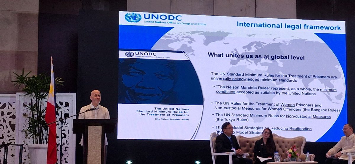 ph_meissner's tweet photo. The 2nd Decongestion Summit in the Philippines 🇵🇭 showcases that an all-of-government response is needed to address #prison overcrowding.

#UNODC is a proud co-host of the summit &amp; will continue to support reform efforts, incl. an integration of the fragmented corrections system. https://t.co/UVmKsYSAt7