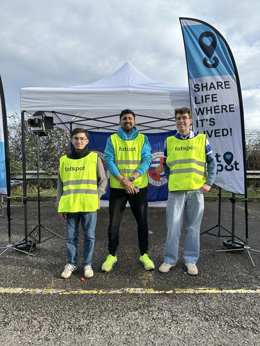 fotspot's tweet photo. The fotspot team are set up and ready in the Fan Zone. Make a fotspot with us and find out how to enter our competition to win a signed team shirt!

#readingfc #fotspot #wewerehere https://t.co/MxzVAVnxmL