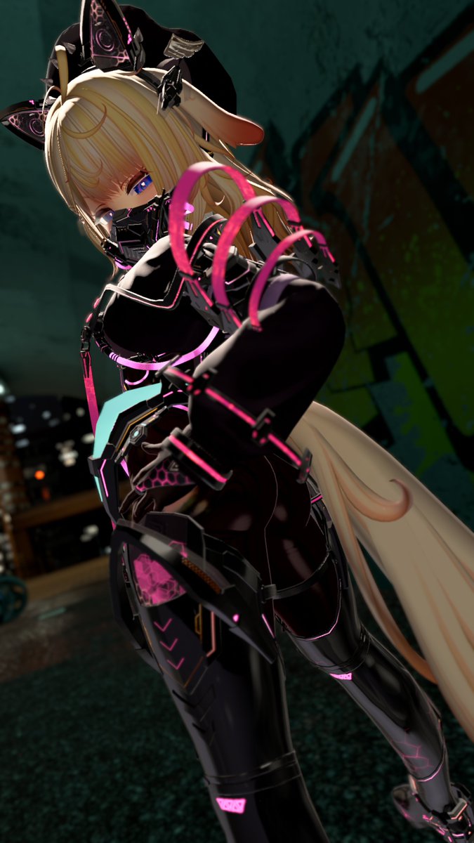 Rise_VRC's tweet image. やっほ～～♡
今日はただの”巡回”の日だよ♡
特に異常はなかったんだケド～…、”個体の現状”を報告してねって命令があったから、ぱしゃり♡

#EvilFallSet